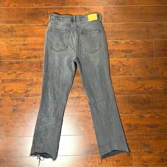 ANTHROPOLOGIE Avec Les Filles Denim High Rise Jeans Distressed Cropped Size 27 - Picture 5 of 11